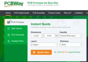 PCBWay - Tab 