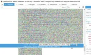 HTML Code der Schaltfläche