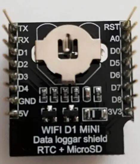 Wemos D1 Mini - SD Card Shield - Unterseite