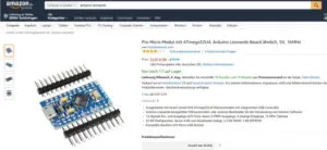 Artikelbeschreibung auf Amazon.de