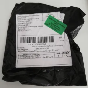 Verpackung einer Sendung aus China