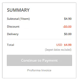 Seeedstudio - Abschluss der Bestellung
