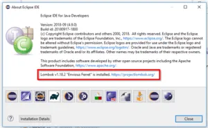 About Eclipse - validieren der Installation