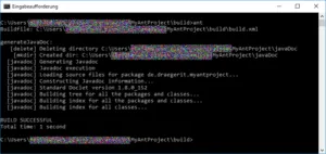 Apache ANT - ausführen des Target 