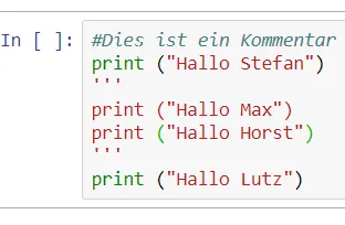 Python - Kommentare