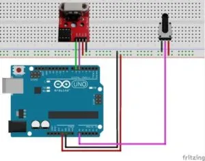 Fan Motor Shield am Arduino UNO