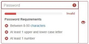 ThingSpeak - Regeln für das Passwort eines Benutzers