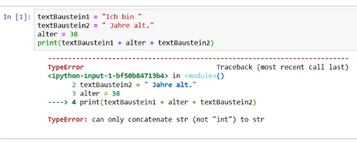 Python - Fehlerbehandlung
