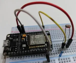 NodeMCU mit Fotowiderstand