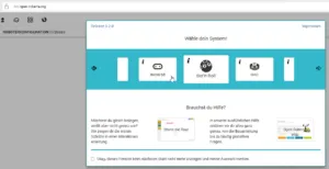 Auswahl des Microcontrollers im Lab der Webanwendung