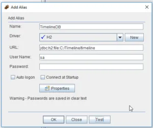 SQuirreL - Alias Einstellungen