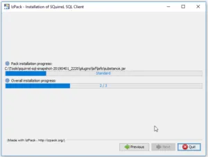 SQuirreL - Installation, Schritt 4