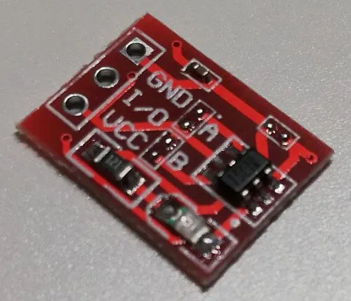 kapazitiver Touch Sensor - Rückseite