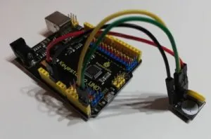 RTC DS3231 am Arduino UNO von Keyestudio