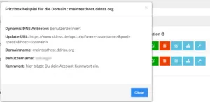 Daten für die FritzBox 