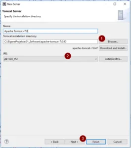 Eclipse - einrichten eines Servers, einrichten der Pfade und es JREs