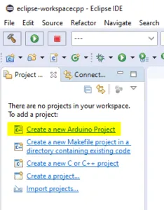 erstellen eines Arduino Projektes in Eclipse