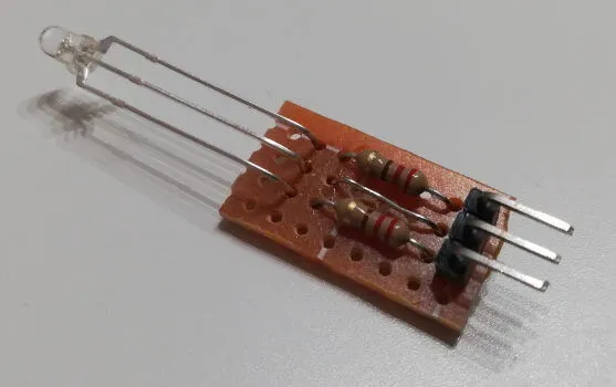 fertiges Modul KY-029 im Eigenbau