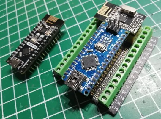 Arduino Nano mit nRF24L01 Erweiterungsboard