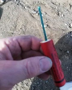 Treibladung C6-2 mit Zündschnur