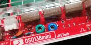 Drehkondensatoren für die Kalibrierung des Bausatzes