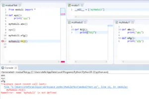 Import von Modulen in Python mit einem Sternchen