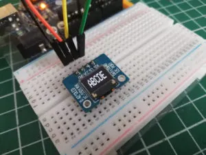 Textgröße 2 auf dem 0,42 Zoll OLED Display