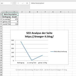 Excel Report - Meta Crawler