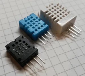 Sensoren AM2302 (schwarz), DHT11 (blau), DHT22 (weiß)