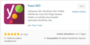 Wordpress Plugin - Yoast SEO