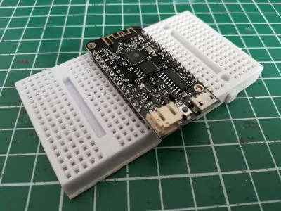 ESP32 auf zwei 170 Pin Breadboard