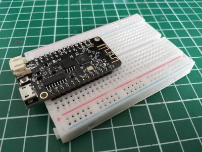 ESP32 auf 400 Pin Breadboard