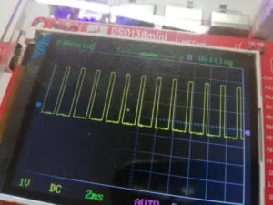 PWM Signal am Oszilloskop