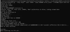 flashen eines MicroPython Artefakten auf den ESP32