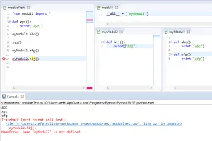 Import von Modulen in Python mit einem Sternchen