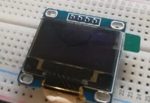 anlöten der Stiftleiste an das 0,96