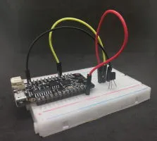 Aufbau der Schaltung, LM35DZ am ESP32