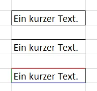 Zellenrahmen definieren