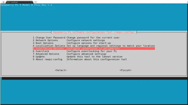 Schritt 2 - auswählen des Menüpunktes 