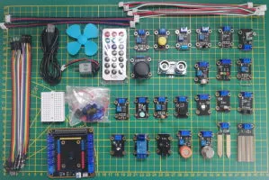 Inhalt des Microbit Starter Sets von digitspace.com