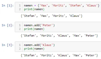 Python3 - Datenstrukturen