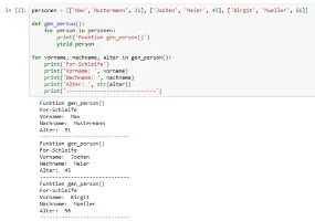 Python3 - Generatoren