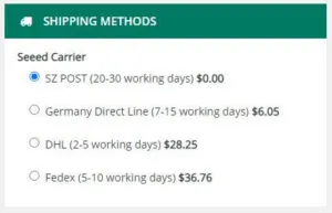 Seeedstudio Shop - Versandkosten nach Deutschland