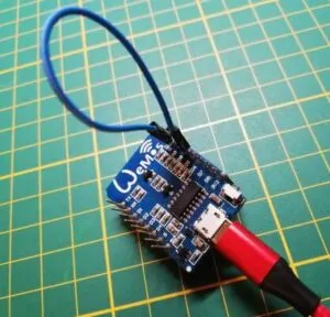 GPIO16 mit RST verbunden für den Deep Sleep am ESP8266