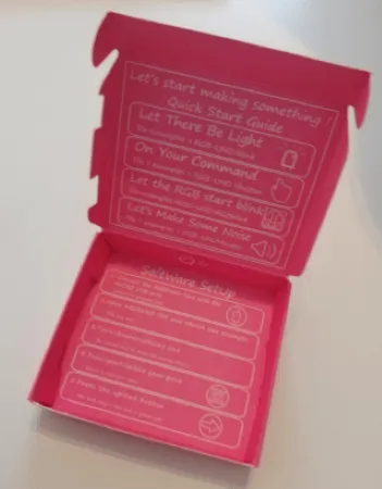 Beschreibung in der Verpackung