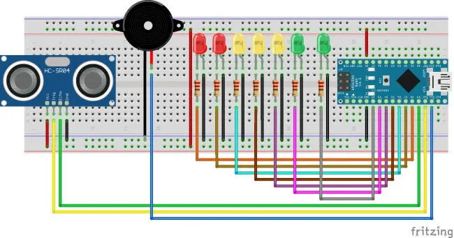Aufbau der Schaltung - 
