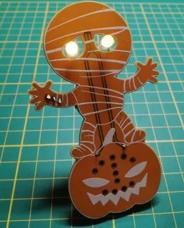 Halloween Mumie & Kürbis