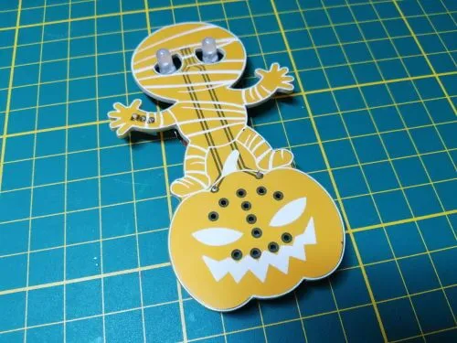 Halloween Mumie & Kürbis