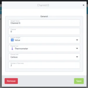 Cayenne - Konfiguration eines Widgets