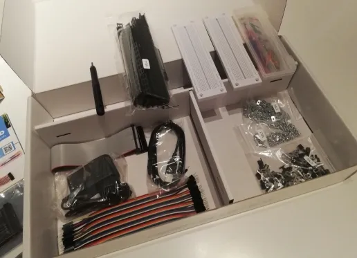 Bauteile für das Gerüst des Mini Labs